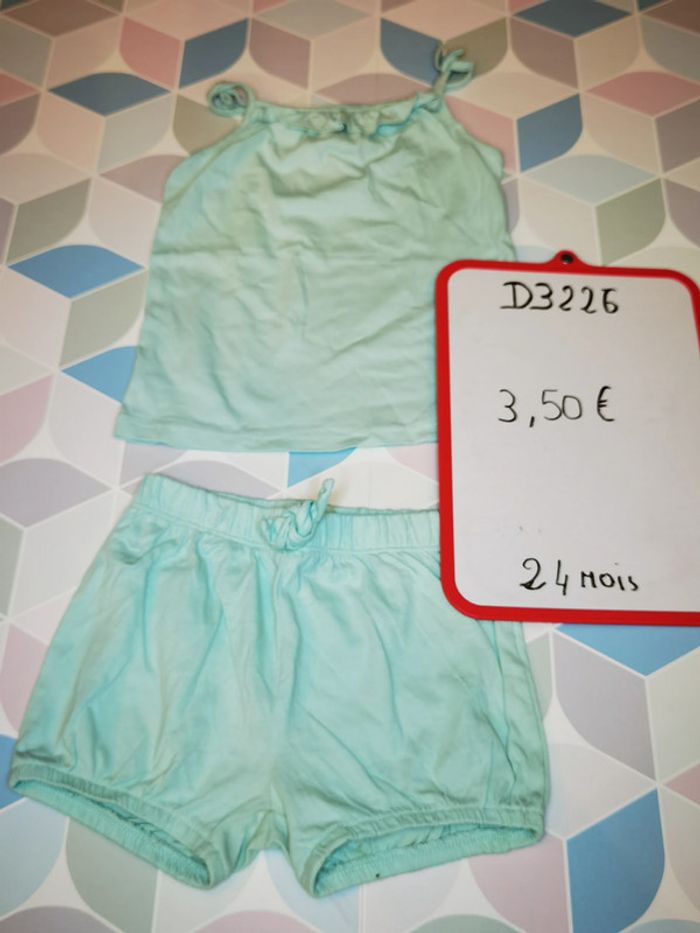 D3226 - ensemble fille 24 mois - photo numéro 3