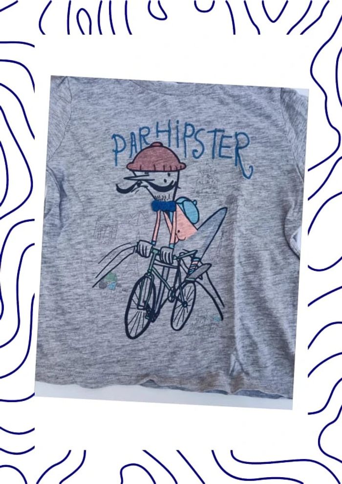 Tee shirt 4 ans Du pareil au même - photo numéro 2