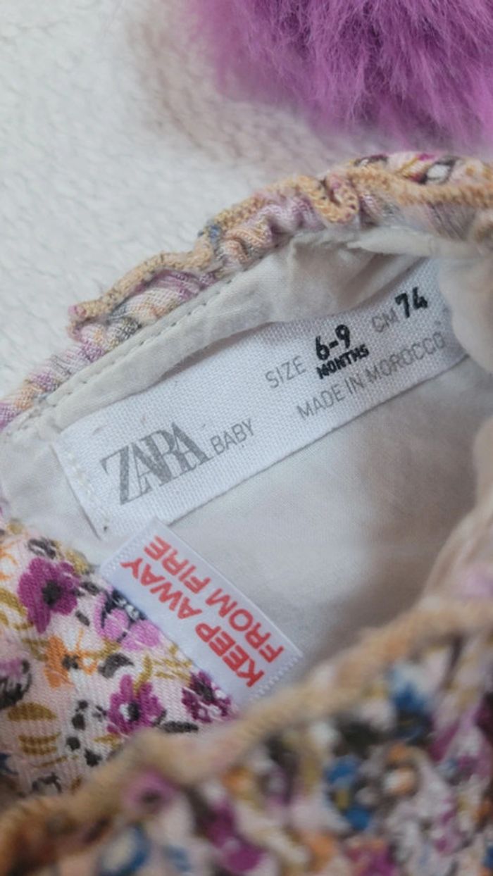 Blouse fille 👧 6-9M Zara - photo numéro 2