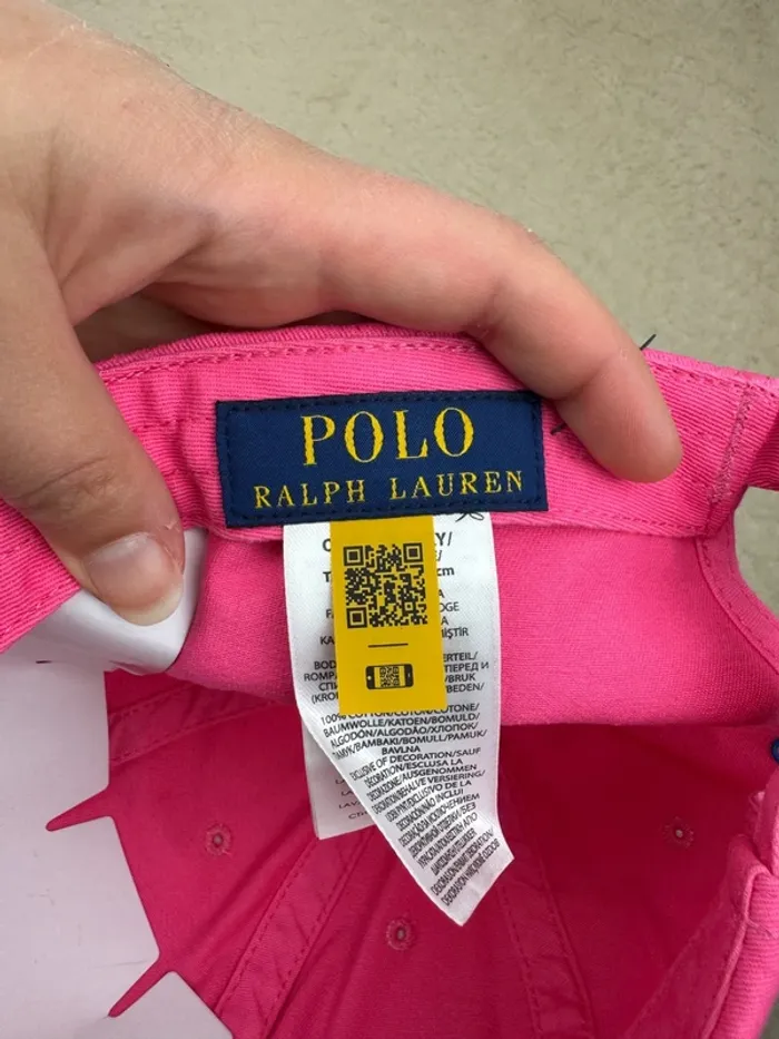 Casquette Ralph Lauren Rose Fuchsia Neuve - photo numéro 8