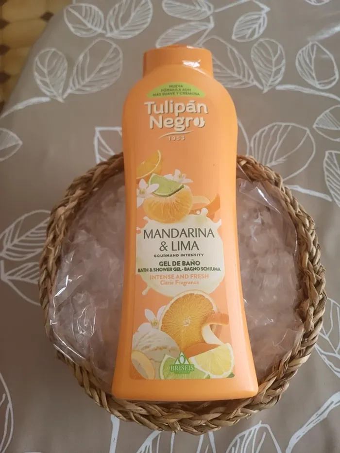 Gel douche mandarine citron, 650 ml, tulipan negro