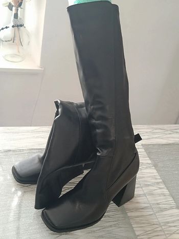 Bottes haute simili cuir-Pointure 36