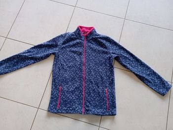 Sweat zippé polaire 12 ans fille