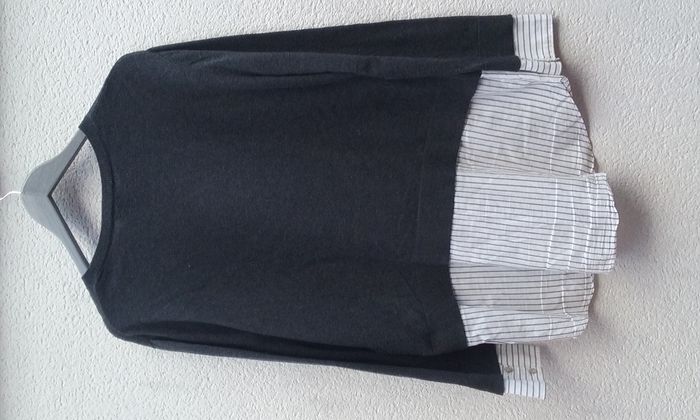 Pull chemise 2 en 1 H&M femme - photo numéro 6