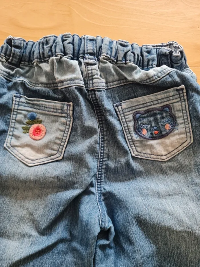 Pantalon jeans 18 mois fille - photo numéro 4