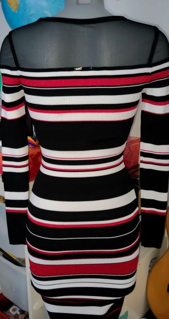 Robe pull rayé