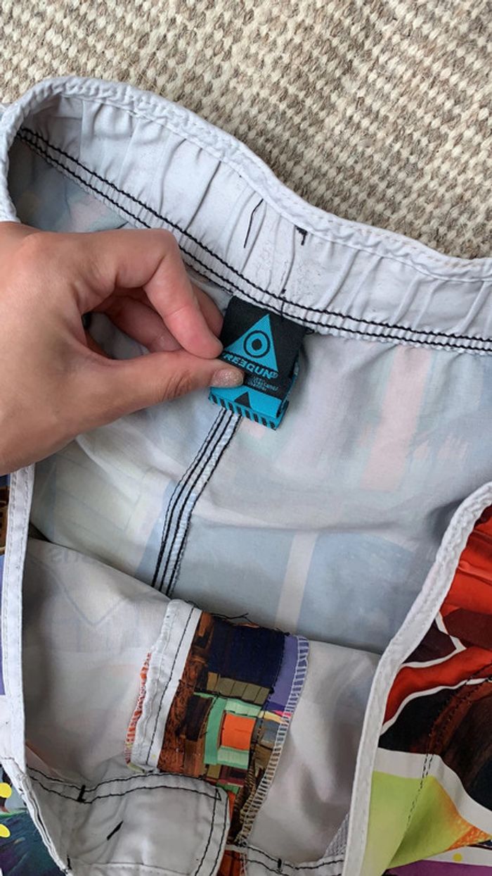 Short long de bain marque freegun taille XL modèle rare US faire offre - photo numéro 11