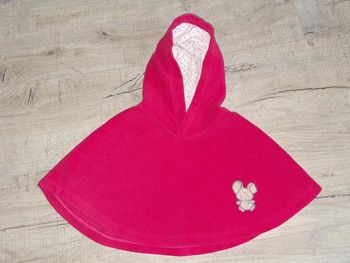 Pancho manteau sans manche fille 3 mois