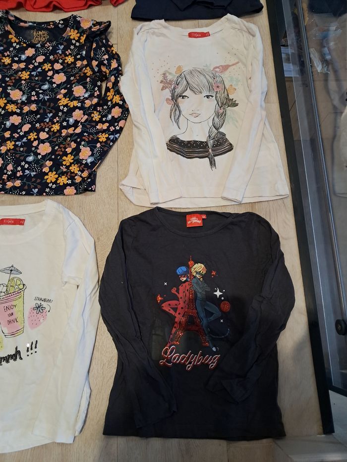 Lot de t-shirts manches longues fille 6ans neufs - photo numéro 3