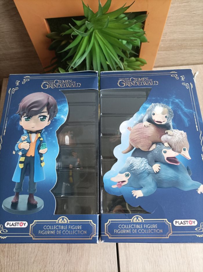 Lot 2 figurines Norbert Dragonneau et pile de niffleurs les animaux fantastiques - photo numéro 7