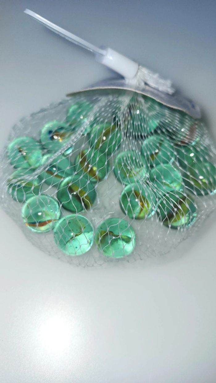 Lot de bille œil de chat - photo numéro 2