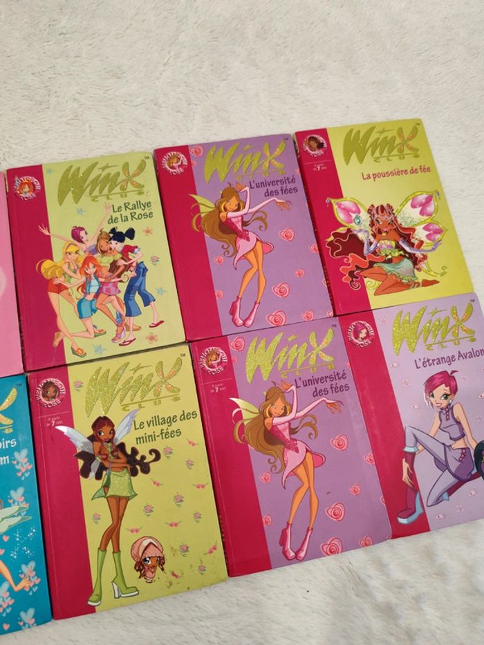 Lot de 10 livres Bibliothèque Rose Winx - photo numéro 3