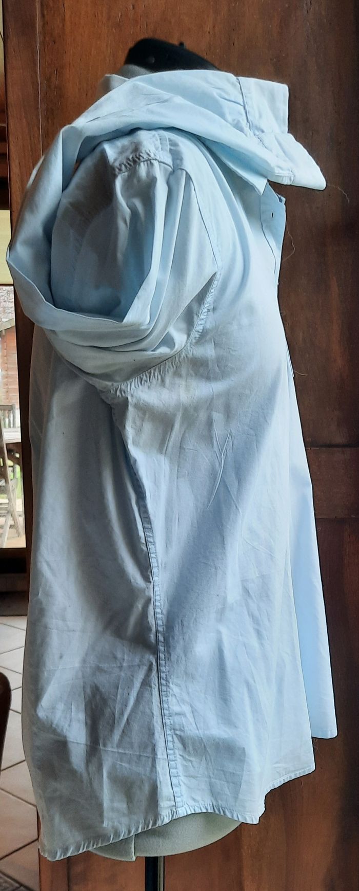 Chemise bleue très claire, Influx, taille 46 - photo numéro 4