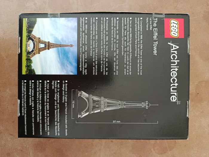Neuf - Lego Architecture - 21019 - La Tour Eiffel (Paris, France) - photo numéro 2