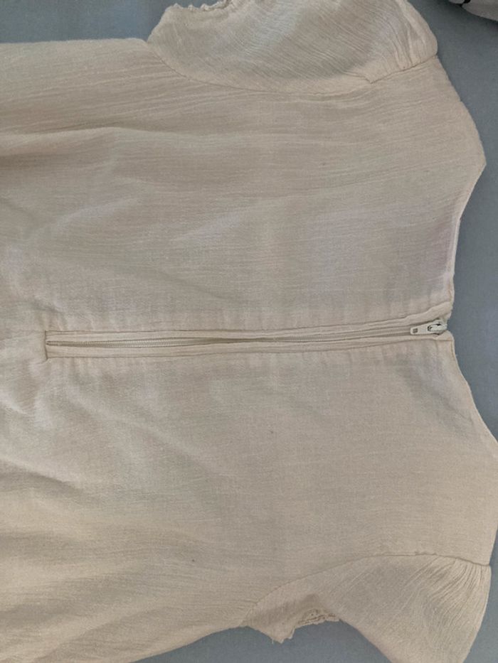 Robe blanche tape à l’œil 5 ans - photo numéro 4
