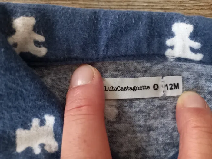 Pyjama 2 pièce - Taille 12 mois - Lulu Castagnette - photo numéro 3