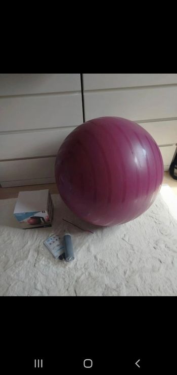 Ballon grossesse avec son gonfleur
