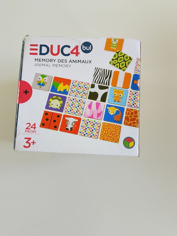 Memory des animaux educabul complet
