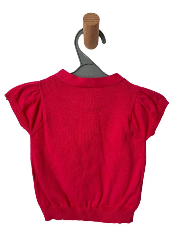 Gilet rose à manches courtes - Tape à l'oeil 12 mois (74cm) - photo numéro 3