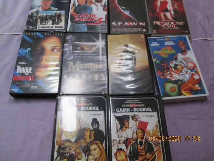 Lot Cassettes VHS Film - photo numéro 3