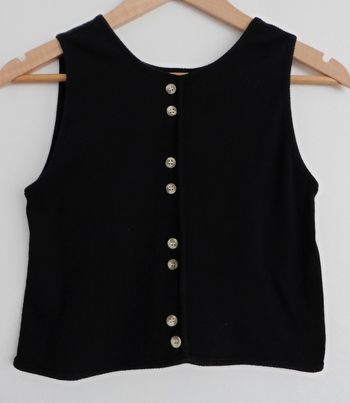 Débardeur noir. Taille 36 / 38