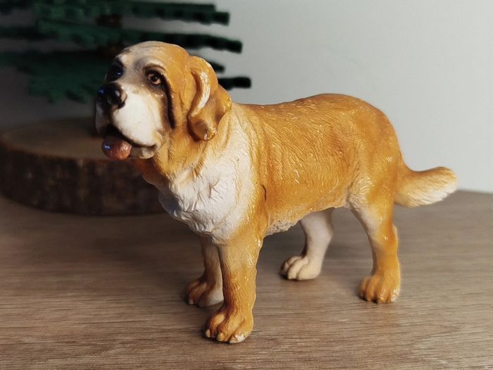 Figurine chien Saint Bernard Animal domestique Schleich - photo numéro 2