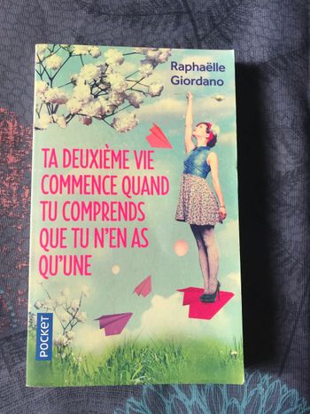 Ta  deuxième vie commence quand tu comprends que tu n en as qu une  Raphaëlle giordano