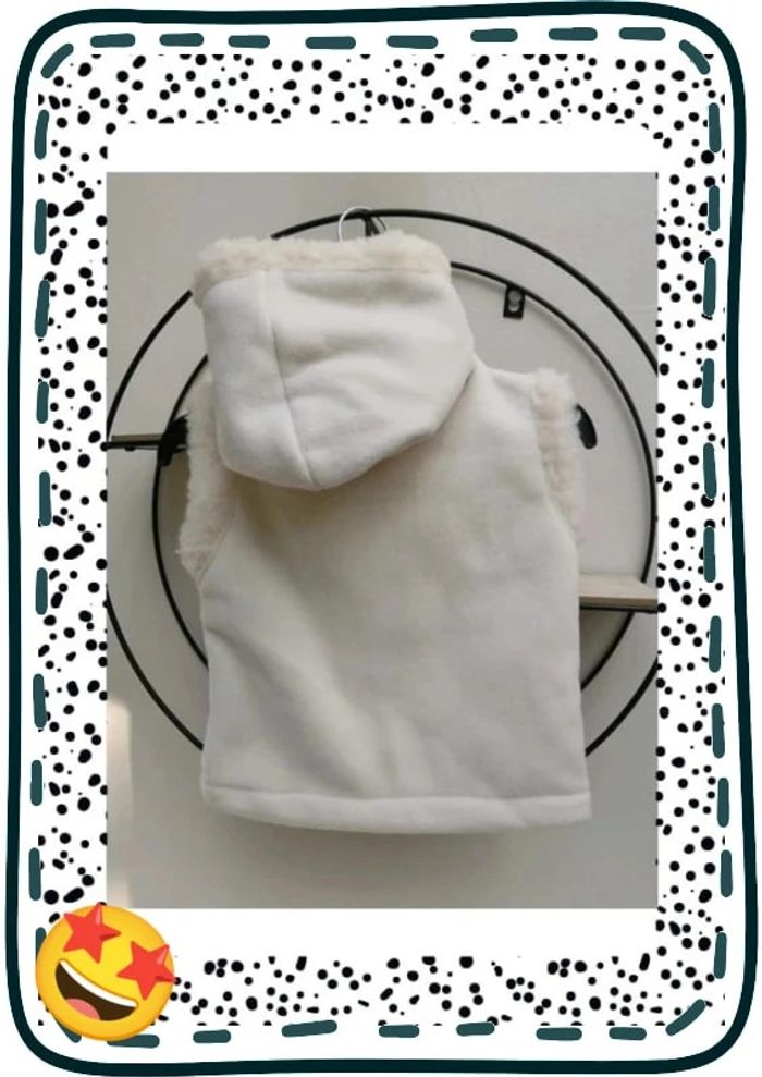 Gilet de berger sans manches 12 mois - photo numéro 3