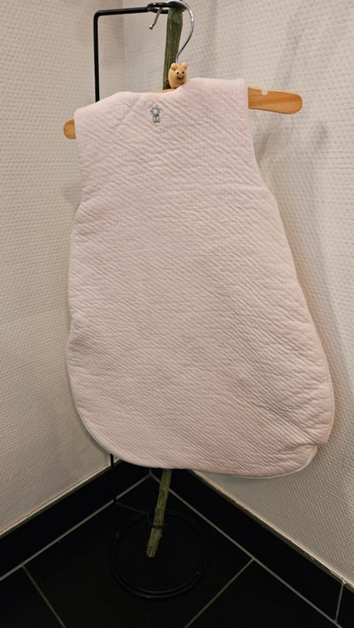 Gigoteuse ouatinée anim'Obaïbi lapin rose naissance - photo numéro 4