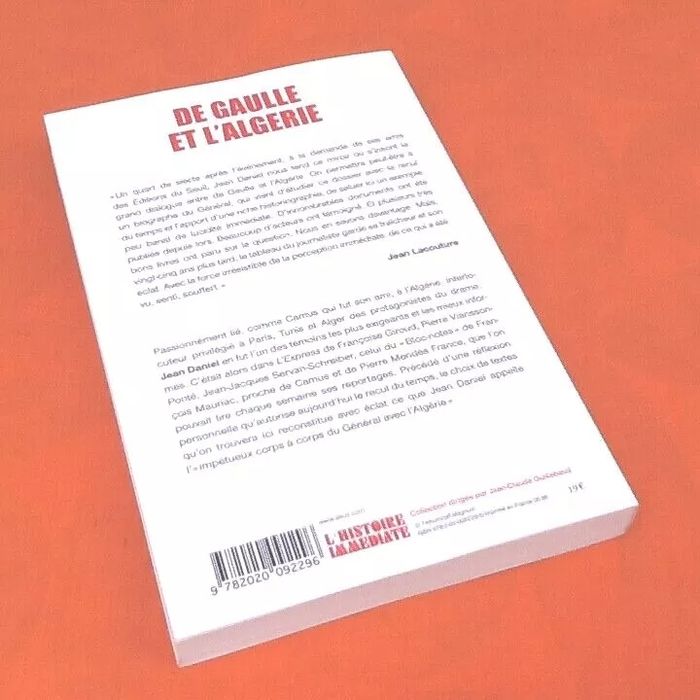 Jean Daniel De Gaulle et L' Algérie Editions du Seuil - photo numéro 4