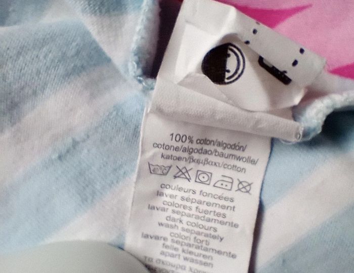 T-shirt 18 mois bleu blanc - photo numéro 4