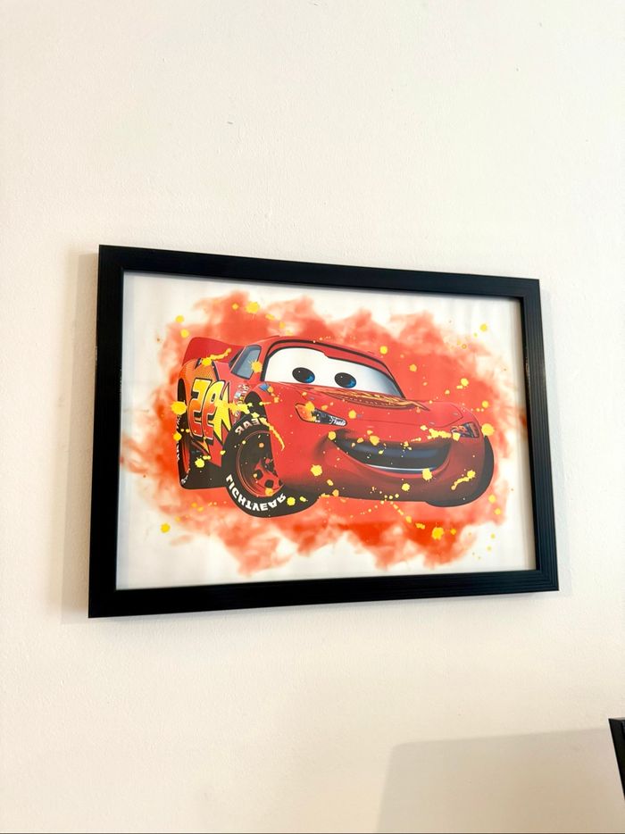 Lot de 2 tableaux Cars - décoration chambre enfant - photo numéro 3