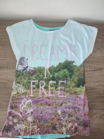 T shirt 6 ans Orchestra paysage et papillons