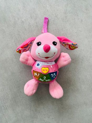 Jouet peluche musicale chant’toutou vtech