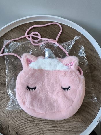 Sac peluche licorne enfant a bandoulière neuf