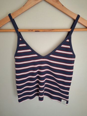 Crop top pull % bear marine M
