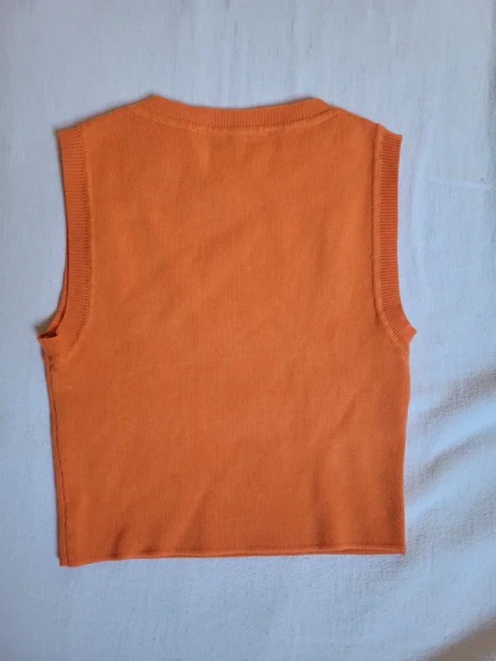 Débardeur Orange Zara - photo numéro 2