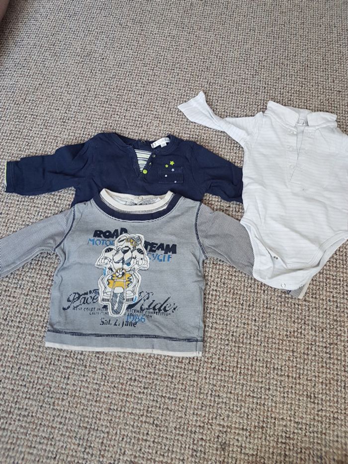 Lot 3 tshirt 3 mois garçon