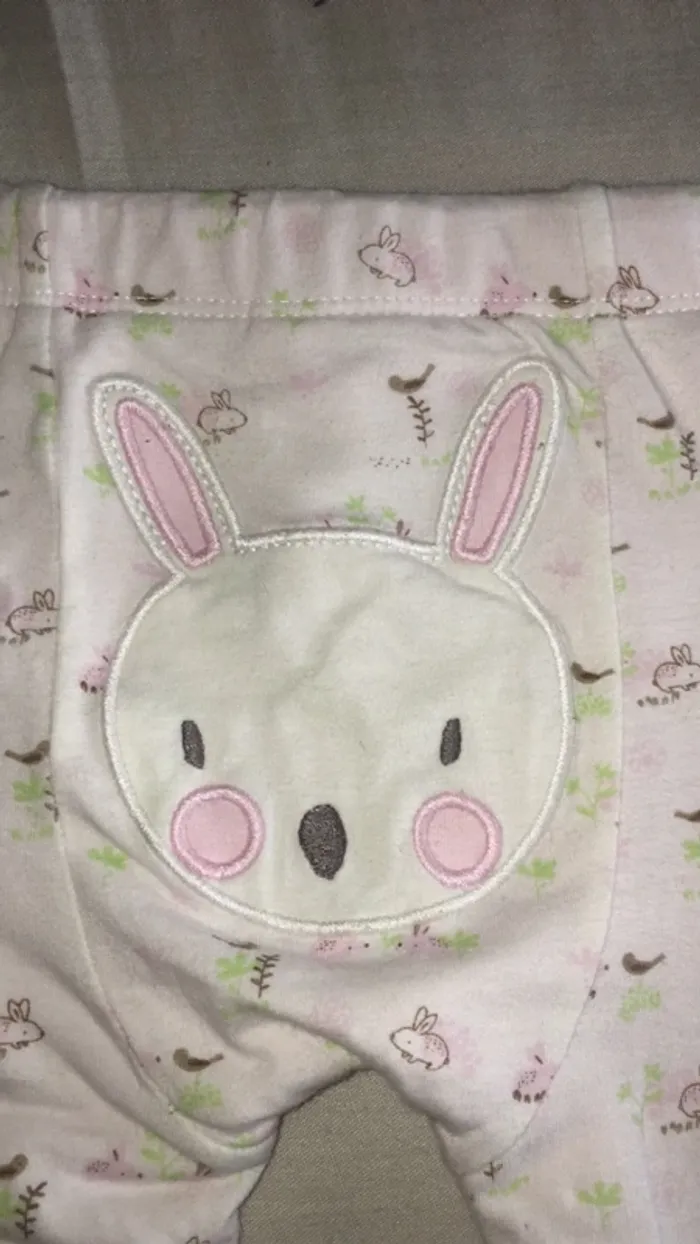 Pantalon lapin bébé fille - photo numéro 2