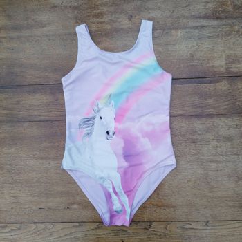 Maillot de bain motif licorne
