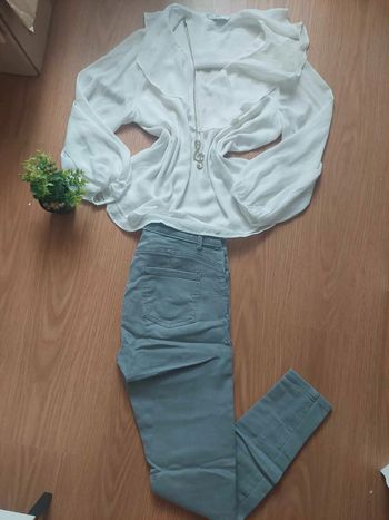 Pantalon gris clair Atmosphère T38 TBE