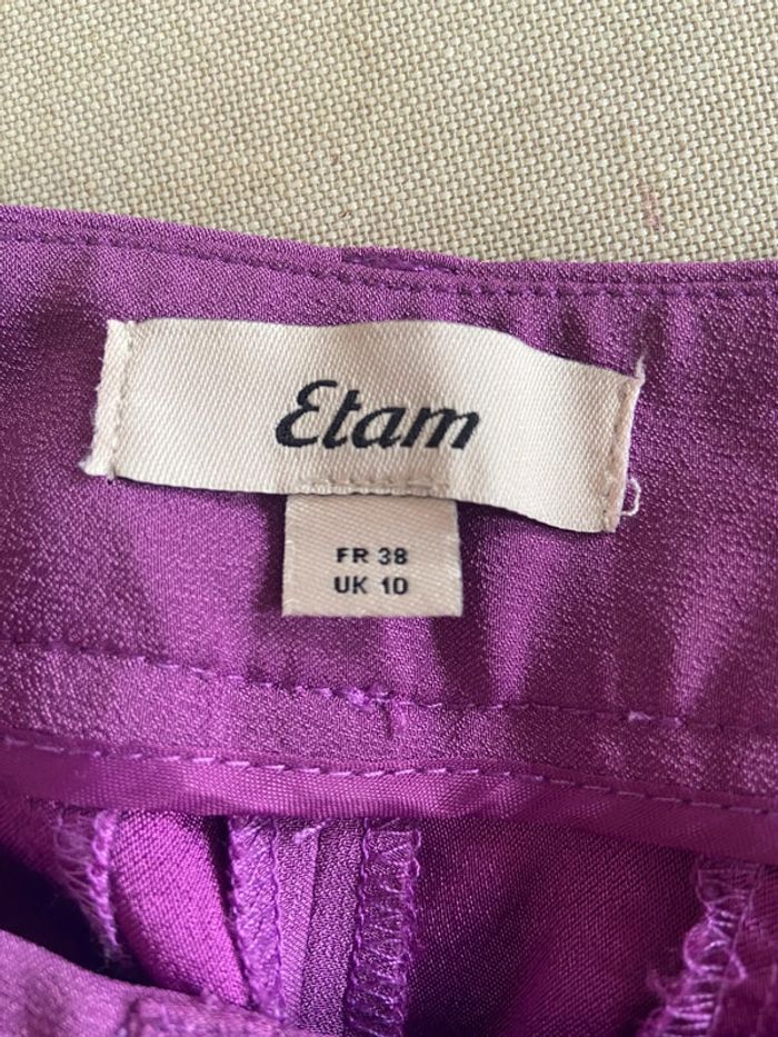 Pantalon violet Etam - photo numéro 4