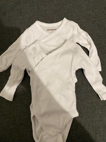 Lots de 2 bodies taille 3 mois