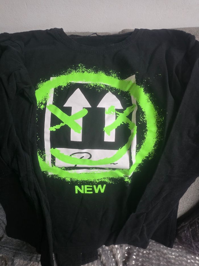 Lot tee-shirts manches longues 14 ans - photo numéro 2