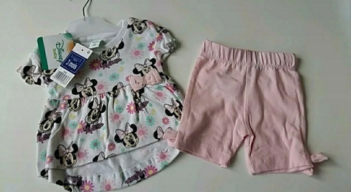 Ensemble Minnie rose 3 mois