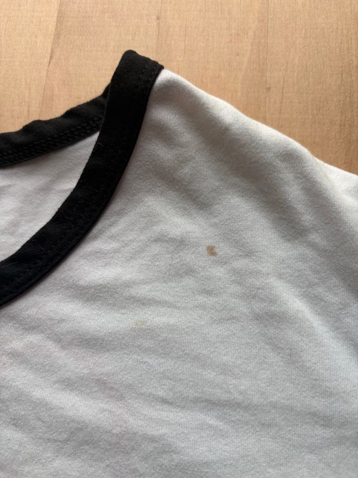 Tee-shirt oversize blanc imprimé – L (fit S/M) – style streetwear - photo numéro 9