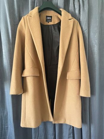 Manteau marron zara