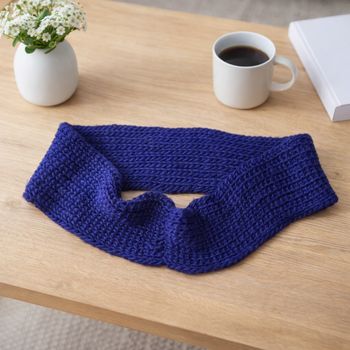 Chaud Tour de Cou en Grosse Maille - Violet Intense 🧣
