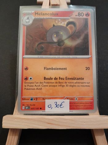 Carte Pokémon Mélancolux 37/197