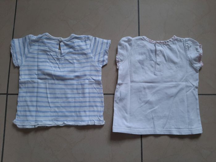 Lot de 6 tee shirts fille 12 mois - photo numéro 5